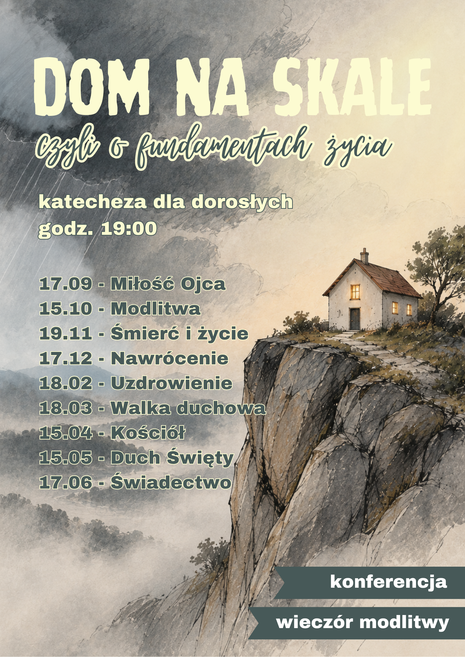 Wieczory modlitewne - Dom na skale